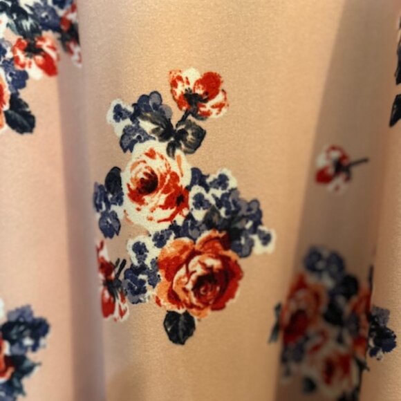 Blush Floral Kimono Cardigan Lightweight - Picture 3 of 5